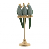 756339 Фигурка декоративная "Попугаи", L16 W11 H43 см
