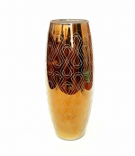 966-12121 Ваза "Черное золото+бесконечность", H265 мм