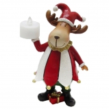 781786 Фигурка декоративная "Олень" с подсветкой, L13 W9,5 H18,5 см, 3 шт/бл