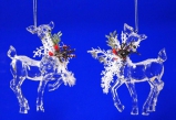 7572 Изделие декоративное подвесное "Олень", L8 W3,5 H13 см AK7572, 6 шт/бл