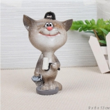720364 Фигурка "Кот маляр", 13 см, 2 шт/бл