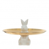 795680 Блюдо декоративное "Заяц", L20 W20 H9 см