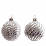 805509 Украшение новогоднее "Шар", L8 W8 H9 см, 2в., 6 шт/бл