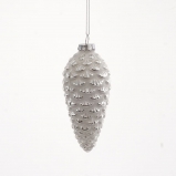 809420 Украшение новогоднее "Шишка", L6 W6 H15 см, 6 шт/бл