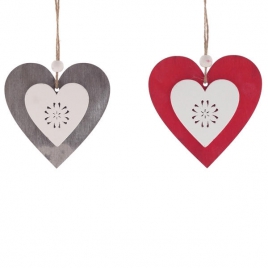 401824 Украшение декоративное "Сердце", L10W1H10см (без инд.упаковки) 12 шт/бл