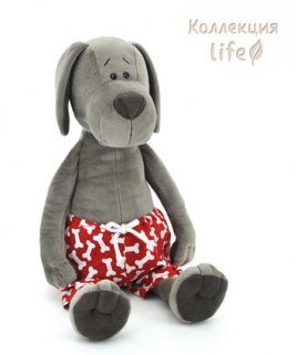 OS099/30 Игрушка мягконабивная "Пес Барбоська в трусах", H35/50 см (6/60)