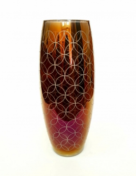 966-12123 Ваза "Королевская фуксия+Бесконечность", H265 мм