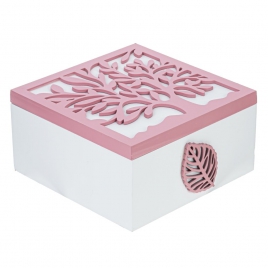 800023 Шкатулка для чайных пакетиков, L14 W14 H7 см